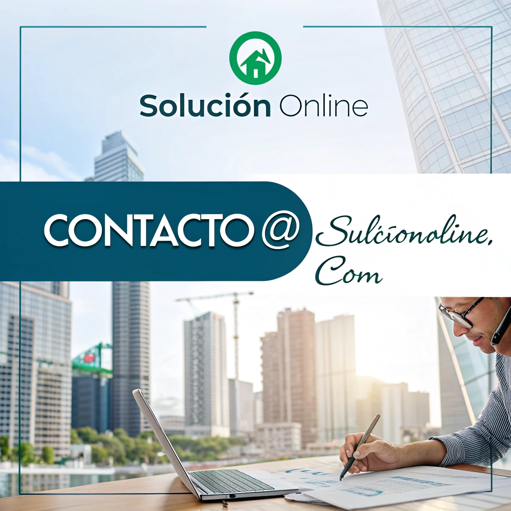 Contacto con Solución Online, soporte y soluciones digitales para emprendedores y profesionales