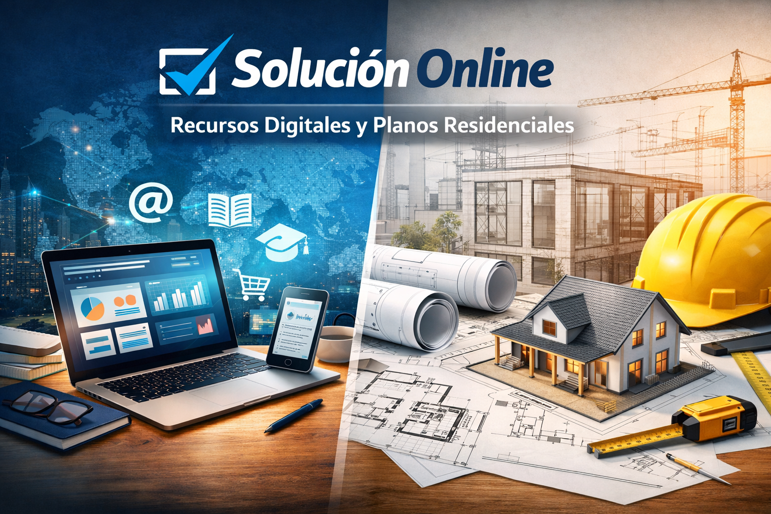 Solución Online: recursos digitales, productos afiliados y planos residenciales en un solo lugar